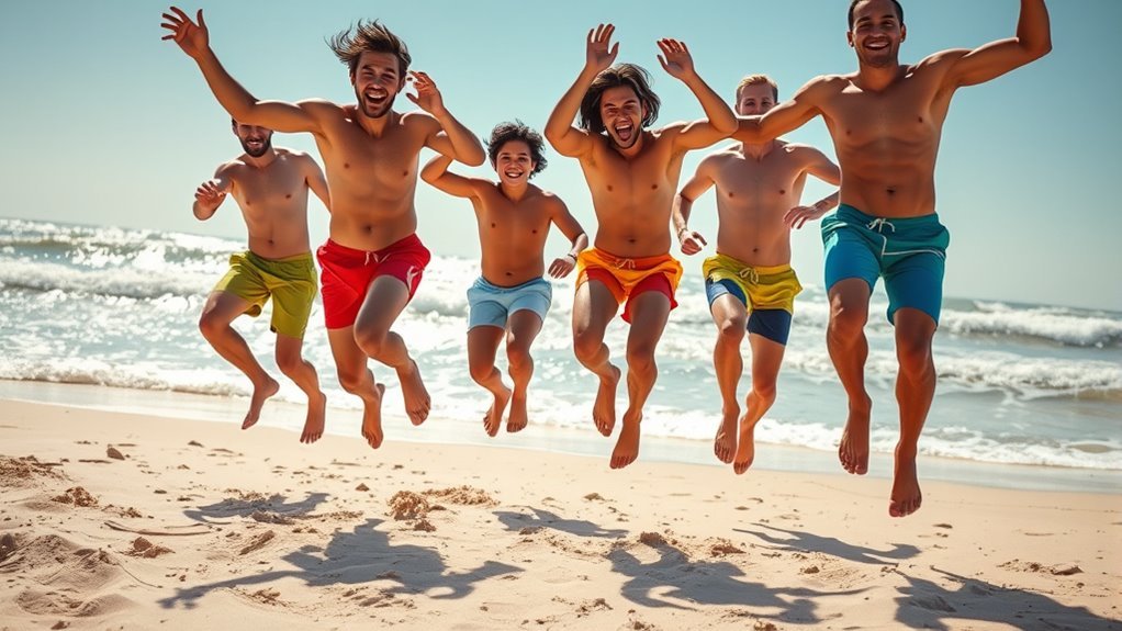 top flexible swim trunks