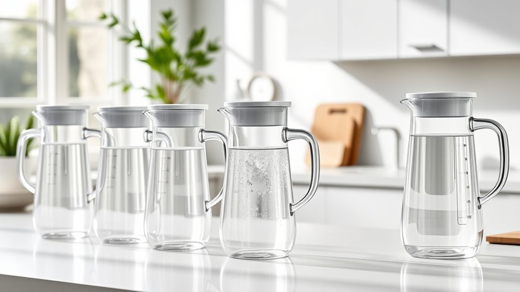 top glass filter pitchers