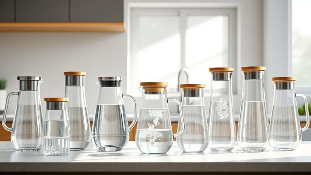 top glass filter pitchers