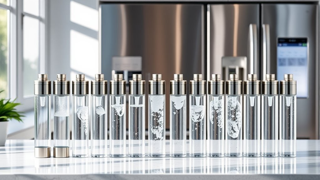 top glass fridge water filters