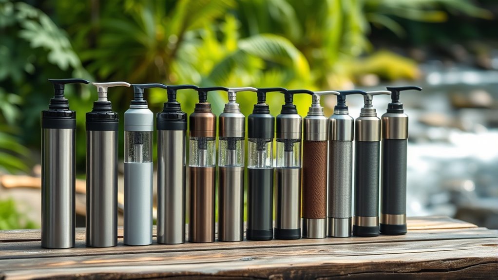 top hand pump water filters