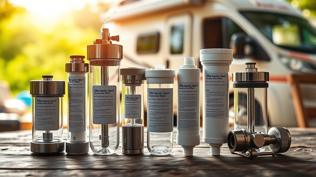 top in line rv water filters