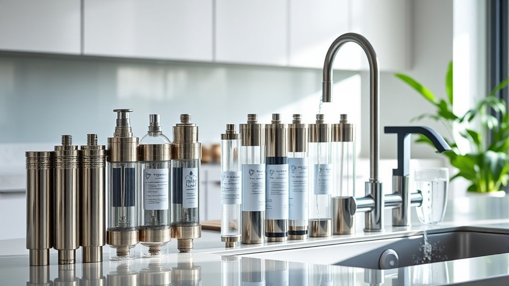 top in line water filter list