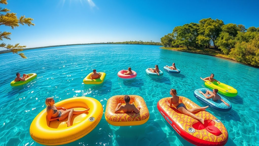 top inflatable swim platforms