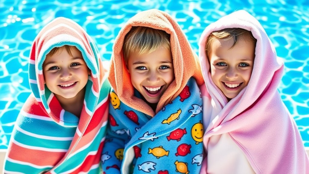 top kids swim parkas