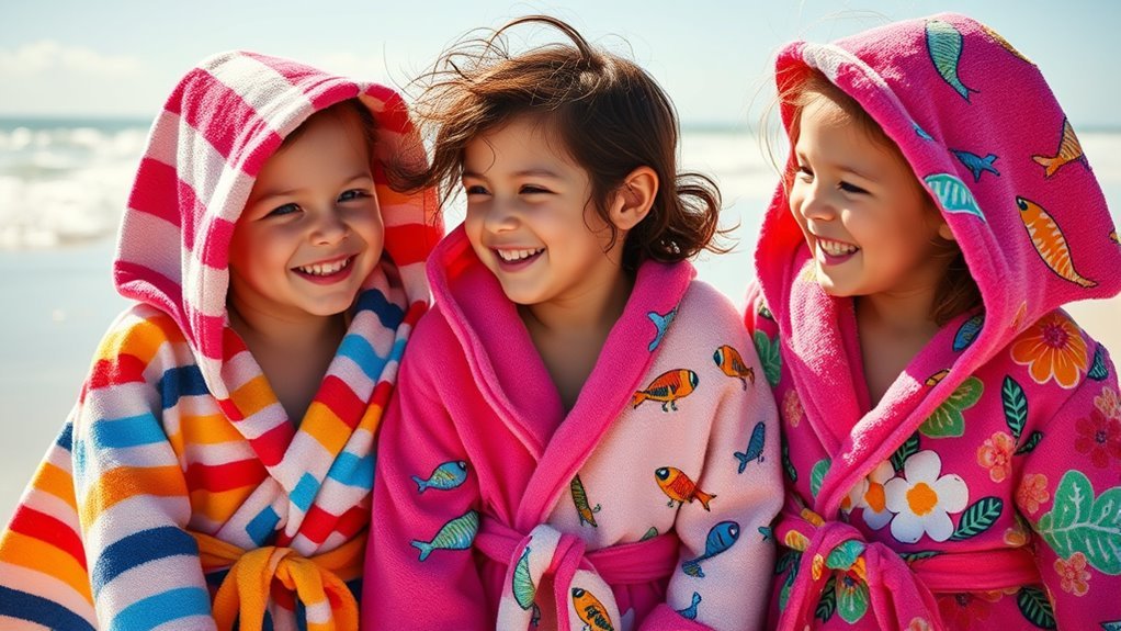 top kids swim robes