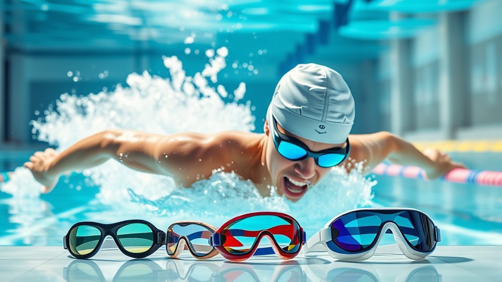 top lap swim goggles