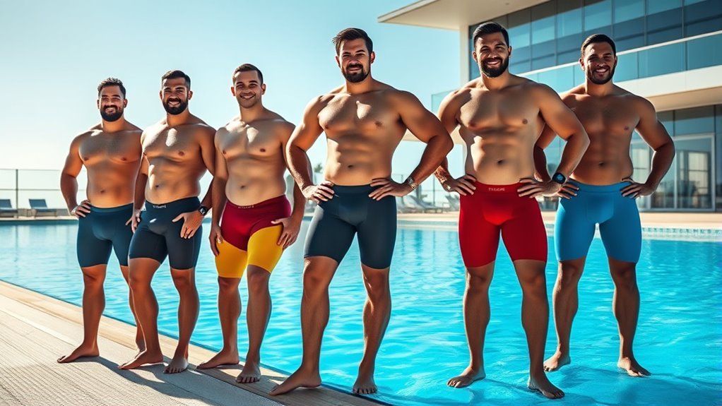 top large men swimwear