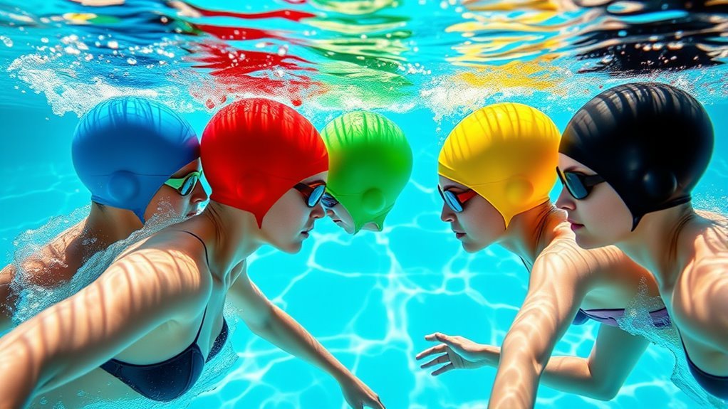 top latex swim caps