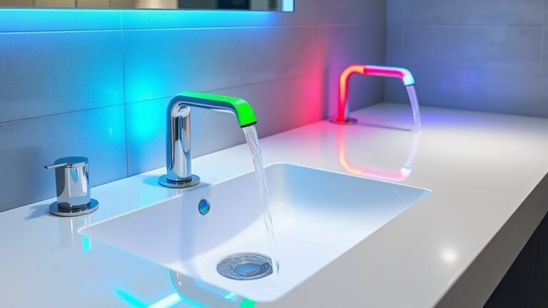 top led bathroom faucets
