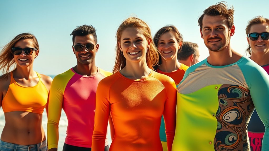 top long sleeve swim shirts