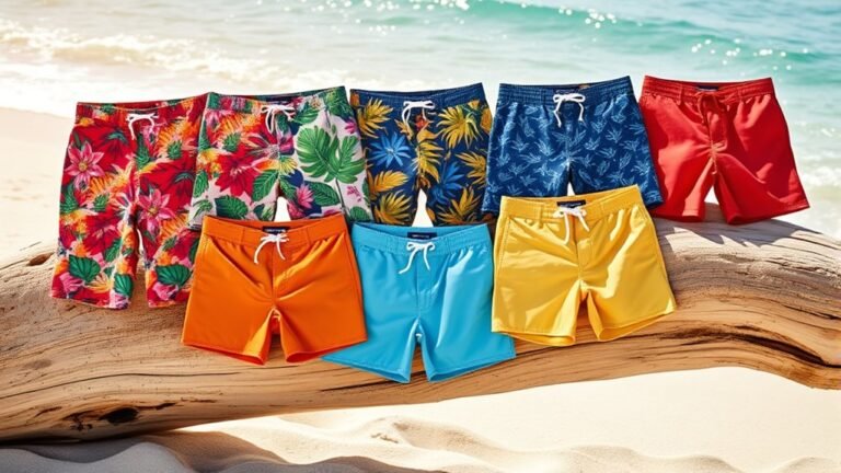 top men s square swim trunks