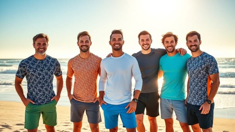 top men s uv swim shirts