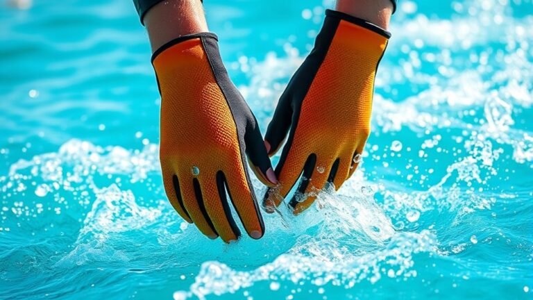 top open water swim gloves