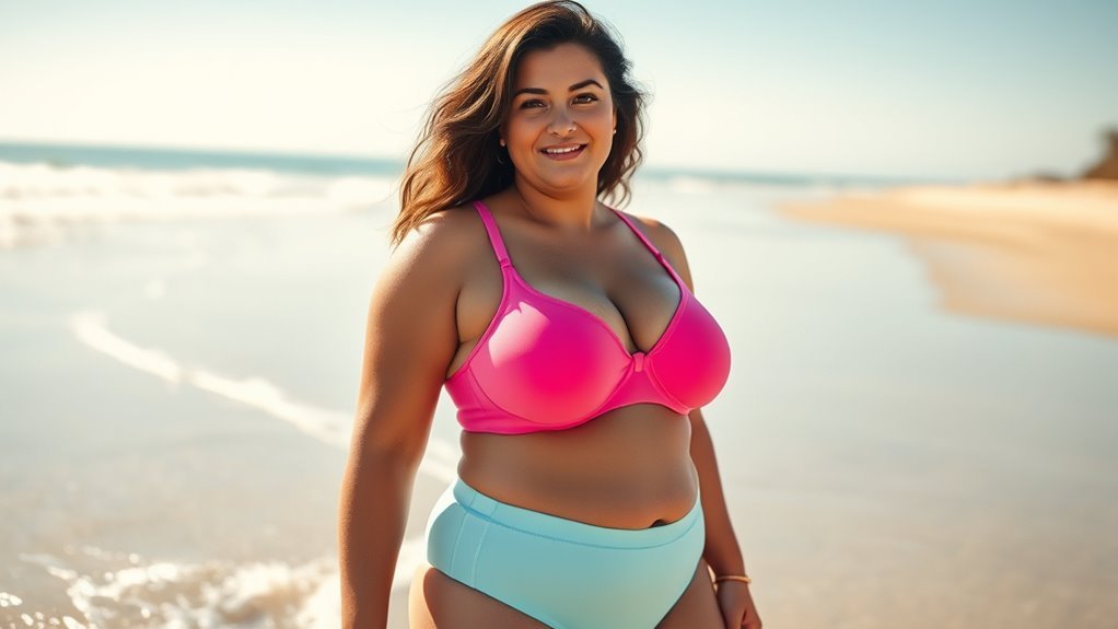 top plus size swim bras