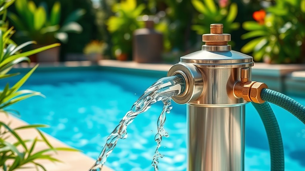 top pool hose filters
