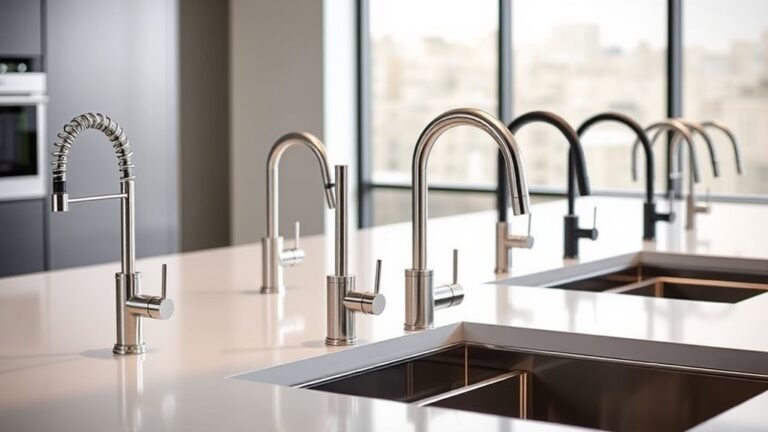 top pull out kitchen faucets