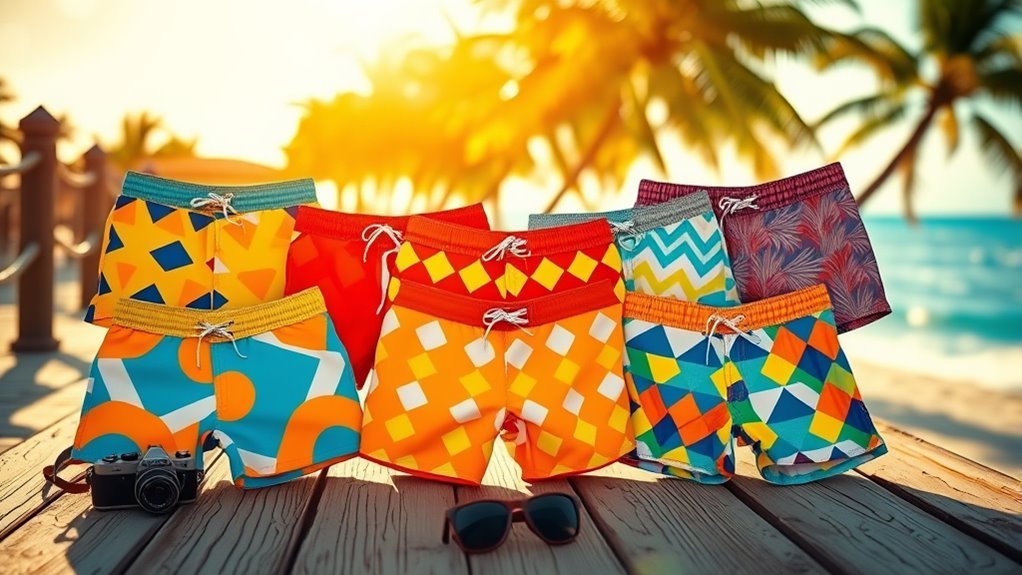 top retro men s swim trunks