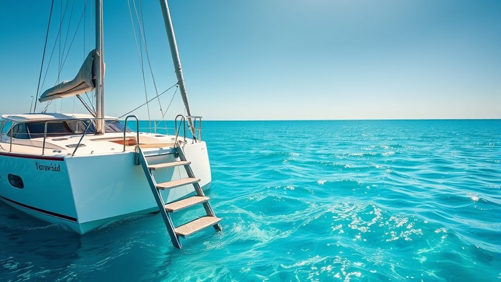 top sailboat swim ladders