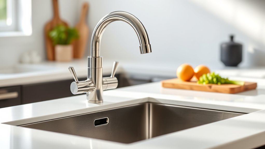 top separate handle kitchen faucets