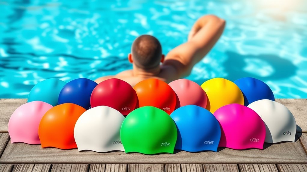 top silicone swim cap brands