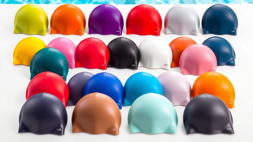 top silicone swim cap brands
