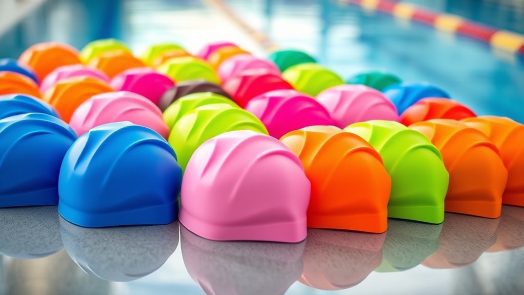 top silicone swim caps
