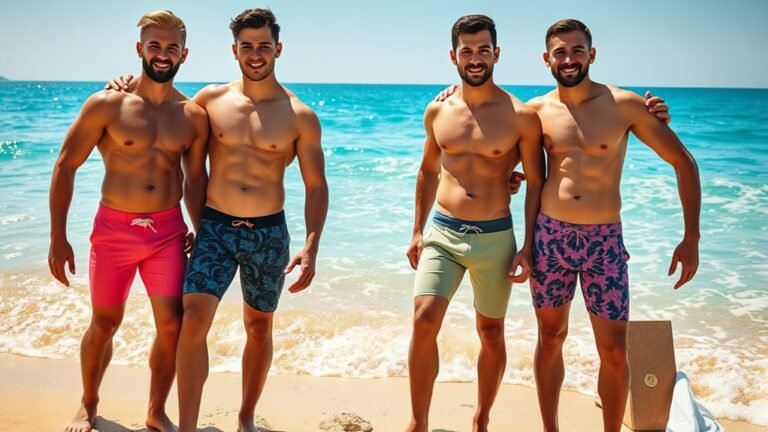 top slim fit swim trunks