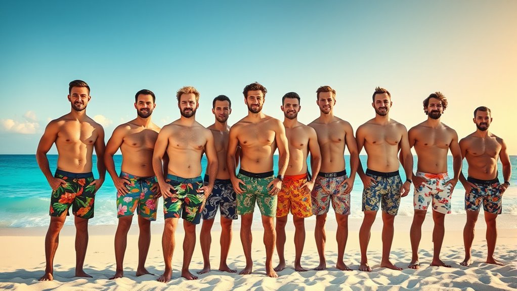 top slim fit swim trunks