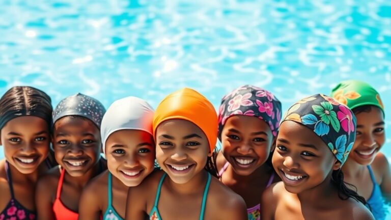 top swim caps for black girls