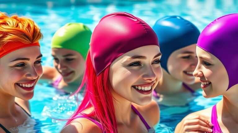 top swim caps for colored hair