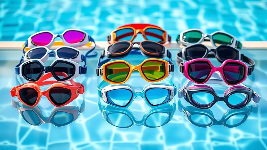 top swim goggle features