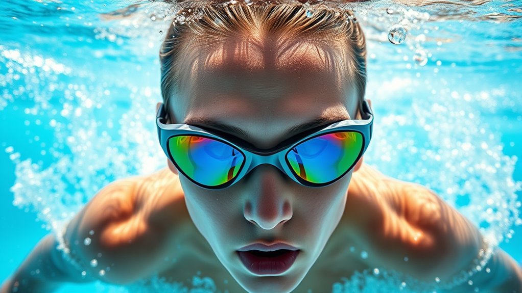 top swim goggle lens colors