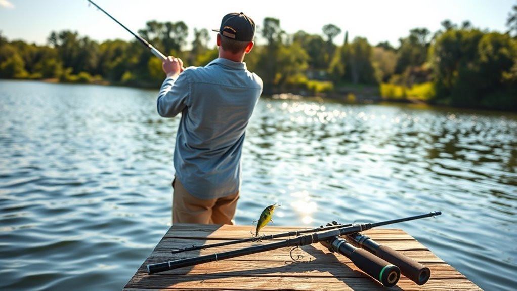 top swim jig rod actions