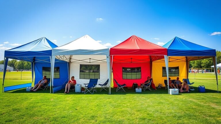 top swim meet tents