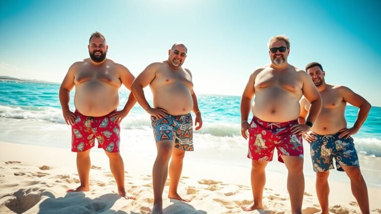 top swimwear for heavy men