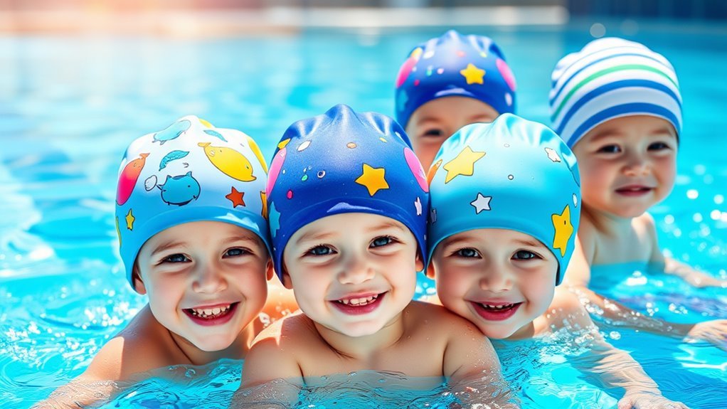 top toddler swim caps