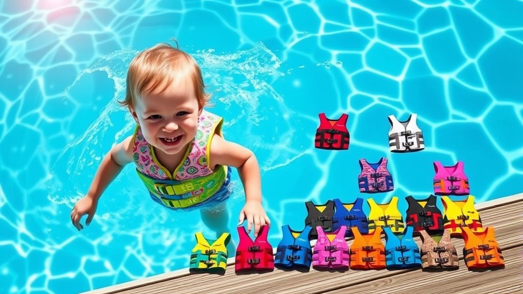 top toddler swim vest options