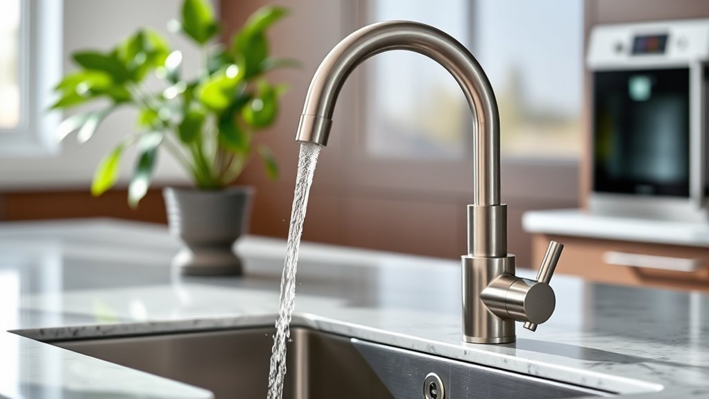 top touch on kitchen faucets