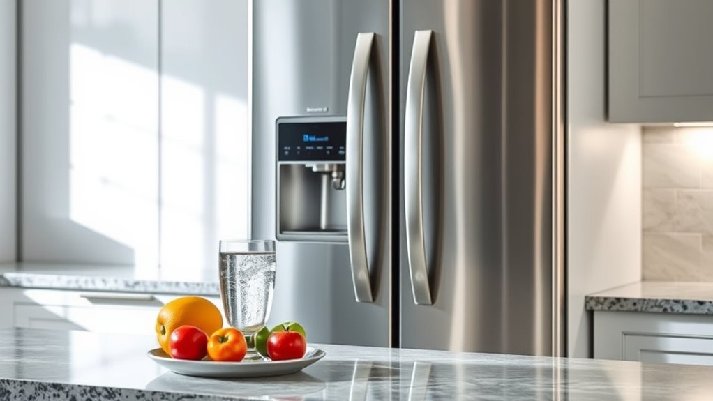 top water filter fridges