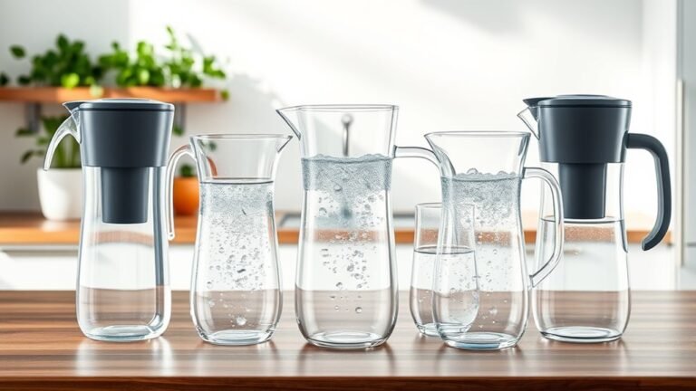 top water filter pitchers