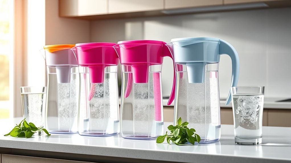top water filter pitchers