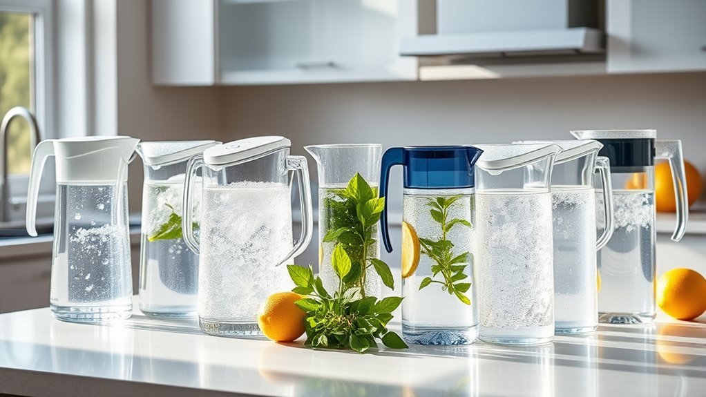 top water filter pitchers