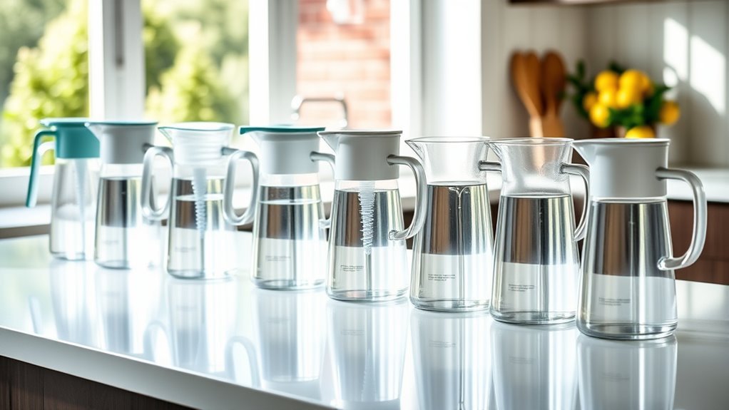 top water filter pitchers