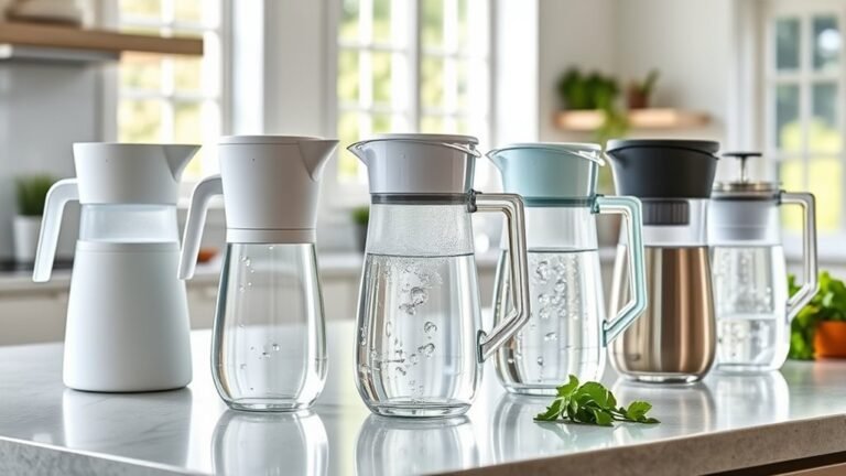 top water filter pitchers