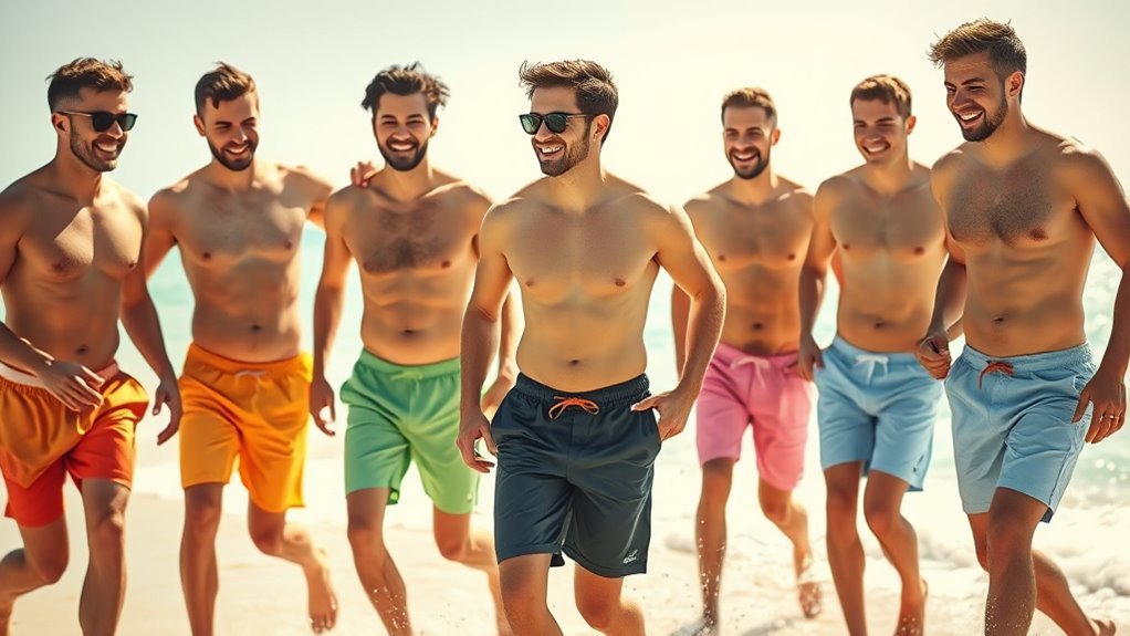 top water resistant swim shorts