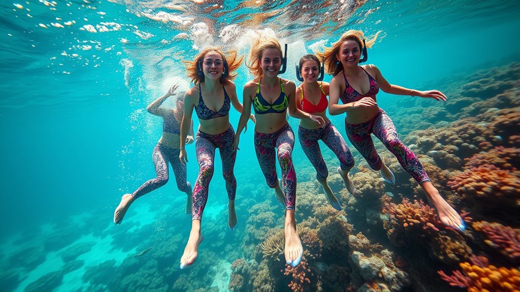 top women s snorkeling leggings